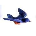 Fly Thru Ornament - Blue Bird