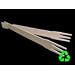 Packnwood Beginners Wooden Fork Chopstix Wrapped Pair, 7" Length (10 Packs of 100)