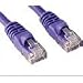 100 FT CAT6 500MHZ Cable UTP Molded with Boot, RJ45 Cable Purple Color