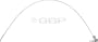 Dia-Compe Single-Ended Straddle Wire 1.6x380mm, bag of 10 (981/Deore XT)