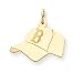 14K Boston Red Sox Lg Baseball Cap W/B Charm