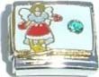 Clearly Charming December Blue Zircon Color Angel Birthstone Italian Charm