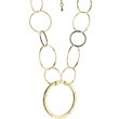 Review   / 16 Inch Gold Cubic Zirconia HOLLOW CIRCLE Necklace