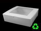 14 x 10 x 4 White 12 Counts Regular or 24 Count Mini Size Window Cupcake Box