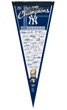 New York Yankees 2009 World Series Champions Signature Pennant