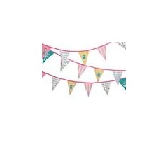 "Bibi mini" Stoffgirlande / Wimpelkette 3,5 m lang