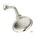 Bancroft K-14519-SN Single-Function 2.0 GPM Katalyst Showerhead, Vibr