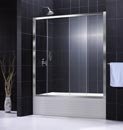 DreamLine SHDR-1060586-01 Infinity Sliding Tub Door, Chrome