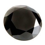 1 Carat Black Loose Black Diamond