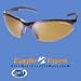 EAGLE EYE SUNGLASSES Style PHASAR. NASA PST Lens. Protects eyes.Precision Vision