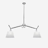 Artemide Tolomeo Sospensione Diffusore Satin, Schirm ø42cm