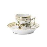 Royal Copenhagen Flora Danica Chocolate Cup and Saucer With Serrated Edge