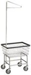 Coin Op Rack Cart Chrome Single Pole