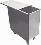 GSW Stainess Steel 84 QT Flour Bin- 24 x 14 x 29