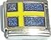 Jewelry : Clearly Charming Sweden Flag Italian Charm Bracelet Link