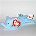 Search : 1998 McDonalds Happy Meal Toy Ty Teenie Beanie Babies #12 Peanut the Elephant - Light Blue
