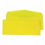 Regular Colored Envelopes, #10, Yellow, 4-1/8 x 9-1/2, 25/Pack QUA11136