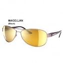 APOLLO GOLD MAGELLAN SUNGLASSES. Certified NASA Optic Space Technology Advantage 12 Lens-Gunmetal