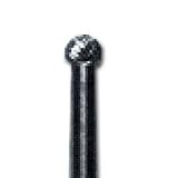 Carbide Bur Ball Tip 1/4 in. Shank