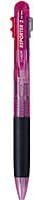 (Black, Red) Ballpoint Pen 2 Color Dragonfly Pencil Reporter Reporter [2.3.4] Transparent Pink Bc-wrc8 by Dragonfly pencil