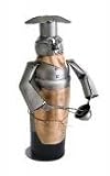 Pastry Chef Steel Wine Bottle Caddy from H-K - 6140-LI