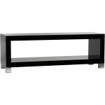 OmniMount 50 Moda Series 2-Shelf Audio/Video Table - Gloss black limited edition