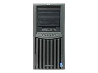 HP ProLiant ML350 G4p - Server - tower - 5U - 2-way - 1 x Xeon 3 GHz - RAM 512 MB - SATA/SAS - hot-swap 3.5 - no HDD - CD - RAGE XL - Gigabit Ethernet - Monitor : none