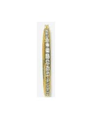 14k Cubic Zirconia Hoop Earrings