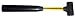 Nupla Composite Hammer Tip Interchangeable, 1 Dia, 6 Oz