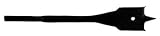 Vermont American 14436 Black Oxide Extended Length Spade Bit, 1-Inch by16-Inch