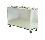 Adjust-a Fit Dish Dispenser, Non-Heated, Three Self-Leveling Dish Dispensing Tubes, Maximum Dish Si