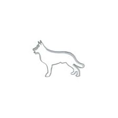 St�dter Ausstecher Ausstechform Sch�ferhund, Hund ca. 7 cm Edelstahl 200708c2
