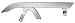 H-D XL Chrome Upper Belt Guard 60402-04