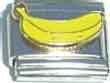 Clearly Charming Banana Italian Charm Bracelet Link