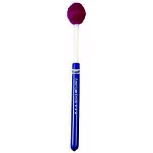 American Drum Pair of Short Medium Yarn Mallets (Red) by 