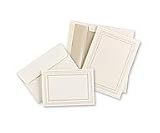 Masterpiece Wreath, Tree & Bulb Flat Card - 5.5 x 7.75 - 20 Flatcards & 20 Envelopes