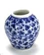 Dollhouse Miniature Porcelain Blue & White Large Vase