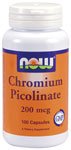 Chromium Picolinate by NOW Foods - (200mcg - 250 Capsules)