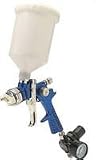 Titan 19000 HVLP Gravity Feed Spray Gun with Air Regulator - 1.4mm