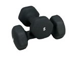 Neoprene Dumbbells : 6 lb.