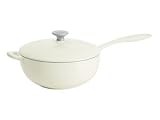 Review Mario Batali 0-49035 / Mario Batali 4-Quart Risotto and Saucier Pan, Crema