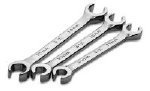 SK 373 SuperKrome 3 Piece 6 Point 10-Millimeter to 14-Millimeter Flare Nut Wrench Set