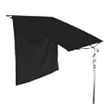 Matthews 48" x 48" Floppy Cutter with Top Hinge, Black Textile