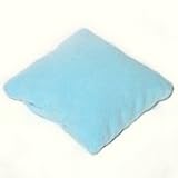 Plush Velour Miniature Pillow Cushion in BABY BLUE - Size 2.5 x 2.5 x 1.25