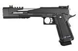 WE Hi-Capa Dragon 7 inch Full Metal Gas Gun Blow Back Airsoft Pistol (Black)
