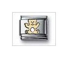 Teddy Bear White Classic Enamel, Italian Charm by Nomination Charms