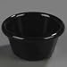 Carlisle 4312303 Black 3 Oz. Fluted Ramekin (Case of 48)