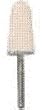 FELT BOBS TYPE MS 1 3/8" DIAMETER X 1/2" FACE MEDIUM MOUNTED ON 1/8" MANDREL