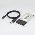 BUFFALO CardBus対応 USB2.0&USB1.1 I/Fカード