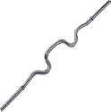 Bodymax Standard Close Combo Grip E-Z Curl Bar with collars